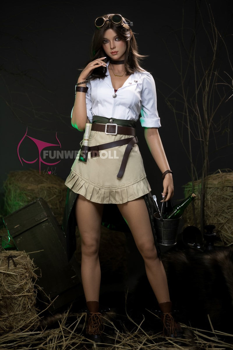 Lexie sekso lėlė (FunWest Doll 168 cm D formos puodelio #026S RST Silikonas) EXPRESS