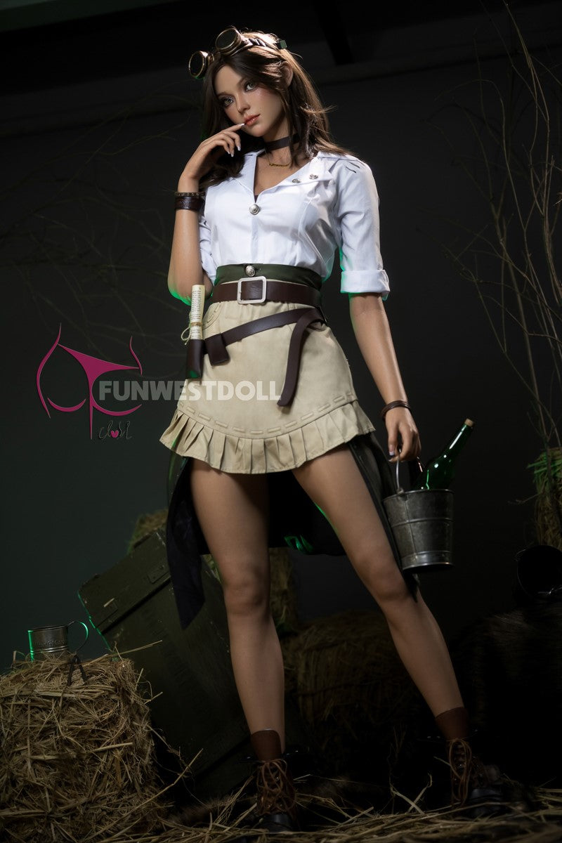 Lexie sekso lėlė (FunWest Doll 168 cm D formos puodelio #026S RST Silikonas) EXPRESS