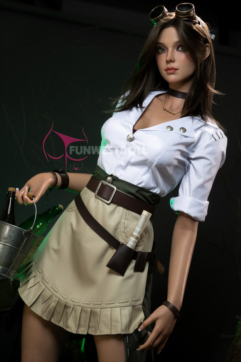 Lexie sekso lėlė (FunWest Doll 168 cm D formos puodelio #026S RST Silikonas) EXPRESS