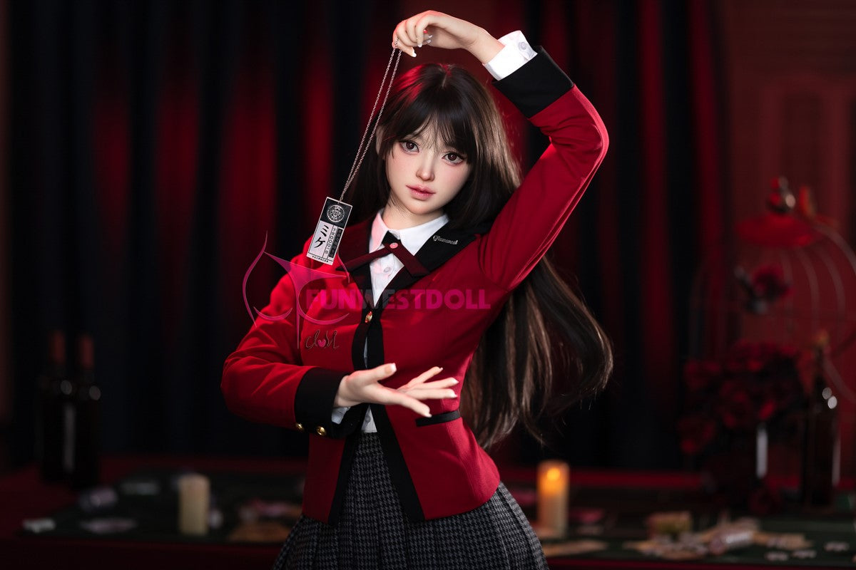 Yumeko Jabami sekso lėlė (FunWest Doll 159 cm A-puodelio #038S RST Silikonas) EXPRESS