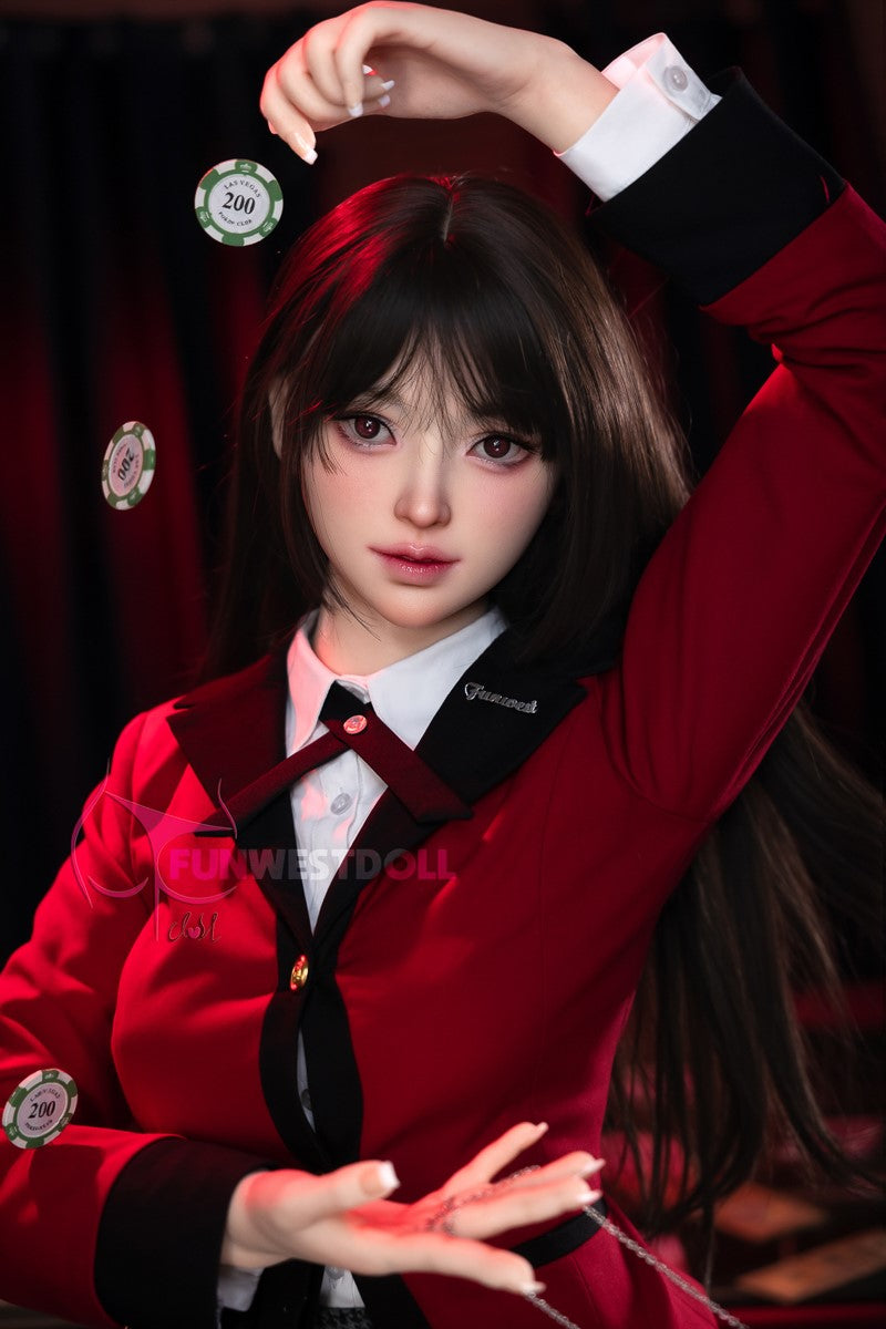 Yumeko Jabami sekso lėlė (FunWest Doll 159 cm A-puodelio #038S RST Silikonas) EXPRESS