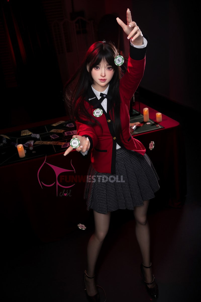 Yumeko Jabami sekso lėlė (FunWest Doll 159 cm A-puodelio #038S RST Silikonas) EXPRESS