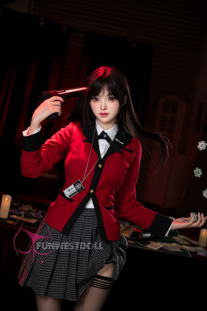 Yumeko Jabami sekso lėlė (FunWest Doll 159 cm A-puodelio #038S RST Silikonas) EXPRESS