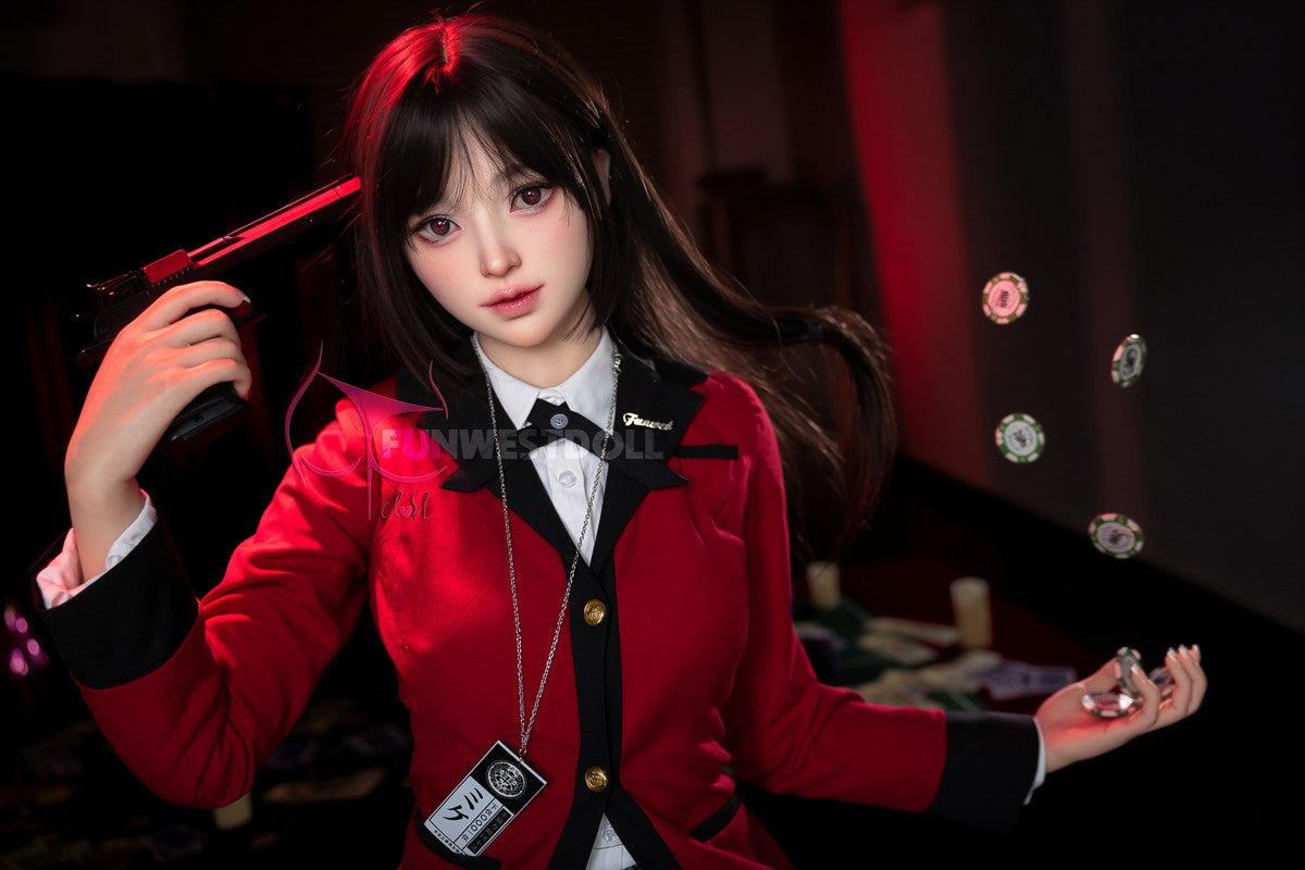 Yumeko Jabami sekso lėlė (FunWest Doll 159 cm A-puodelio #038S RST Silikonas) EXPRESS