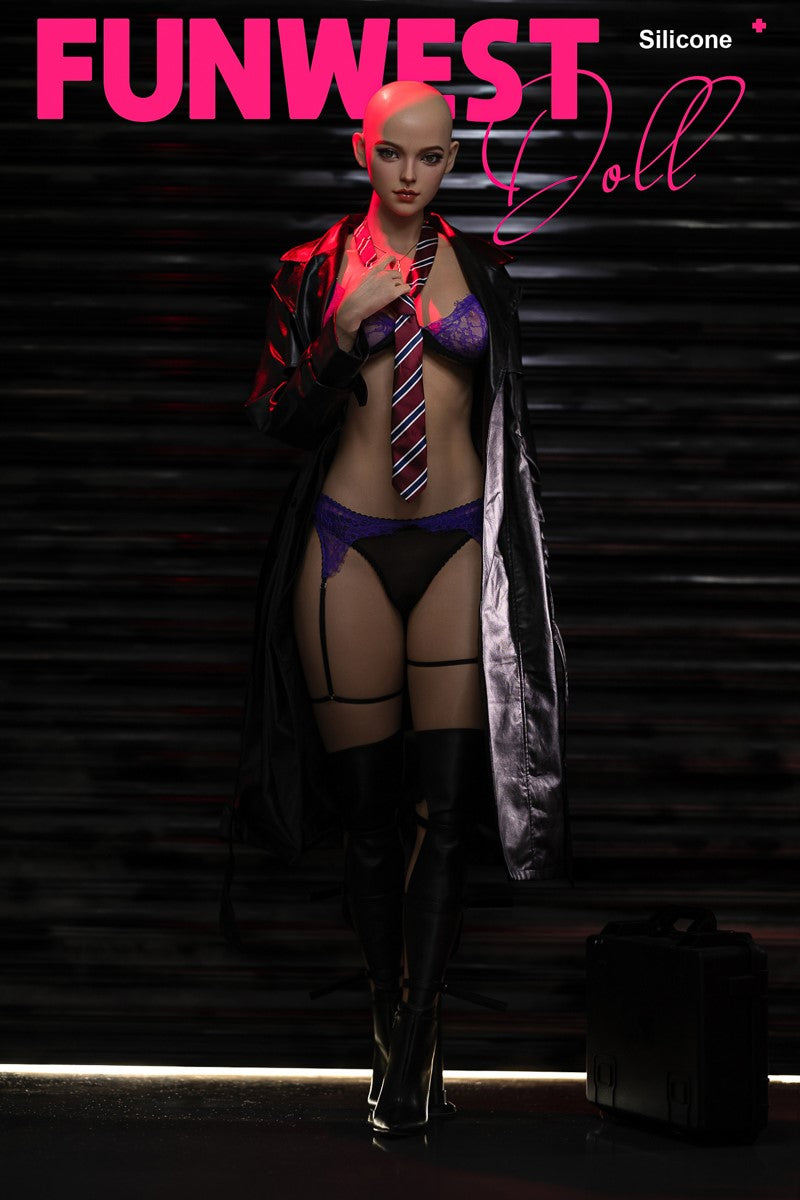 Lexie sekso lėlė (FunWest Doll 168 cm D formos puodelio #026S RST Silikonas)