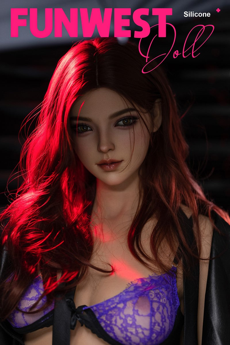 Lexie sekso lėlė (FunWest Doll 168 cm D formos puodelio #026S RST Silikonas)