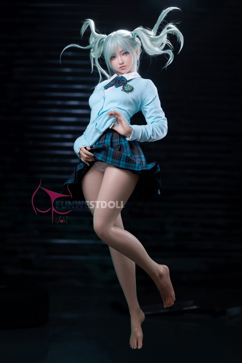 Sekso lėlė Hatsune Miko (FunWest Doll 159 cm A puodelis #041S silikonas)