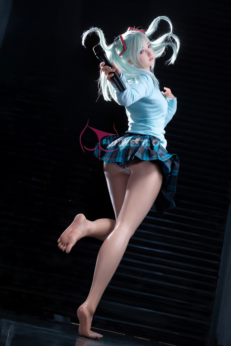 Sekso lėlė Hatsune Miko (FunWest Doll 159 cm A puodelis #041S silikonas)
