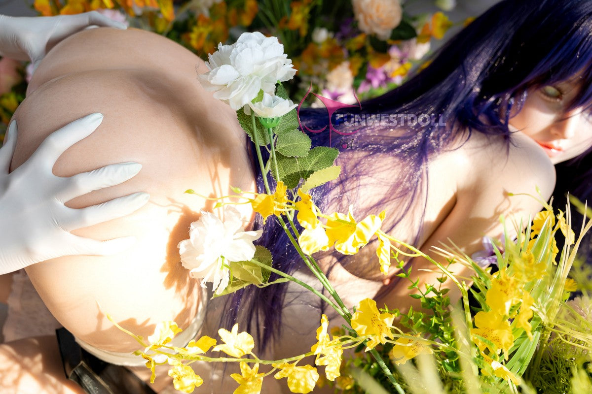 Hinata sekso lėlė (FunWest Doll 159 cm A formos puodelis #041S silikonas)