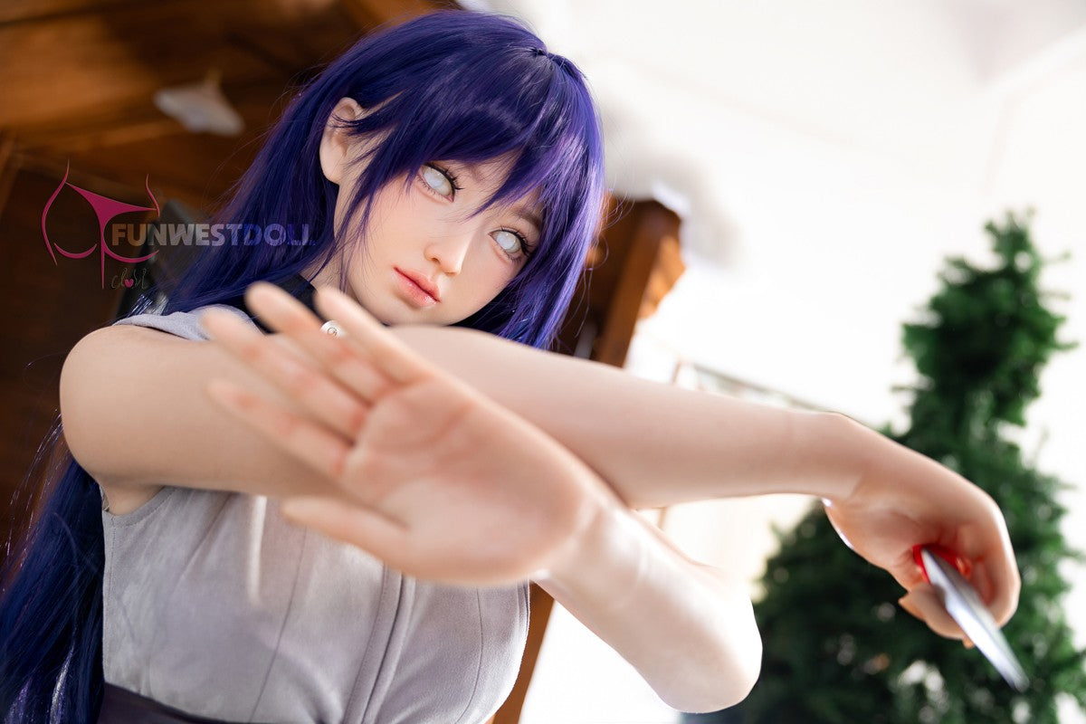 Hinata sekso lėlė (FunWest Doll 159 cm A formos puodelis #041S silikonas)