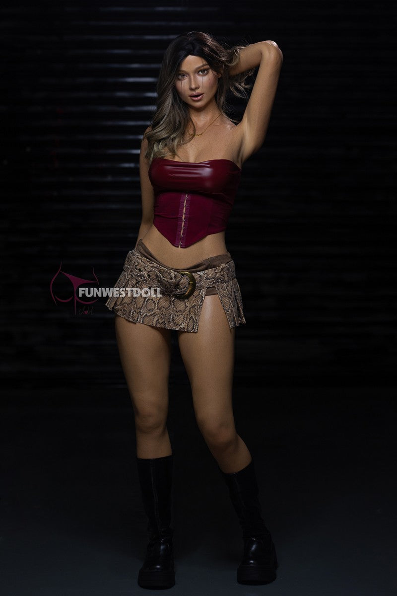 Rožių sekso lėlė (FunWest Doll 168 cm D formos puodelio #043SJ RST Silikonas)