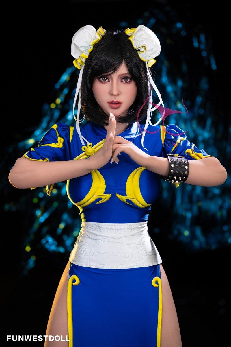 Sekso lėlė Chun Li (FunWest Doll 155 cm F-taurė Nr. 032 TPE)