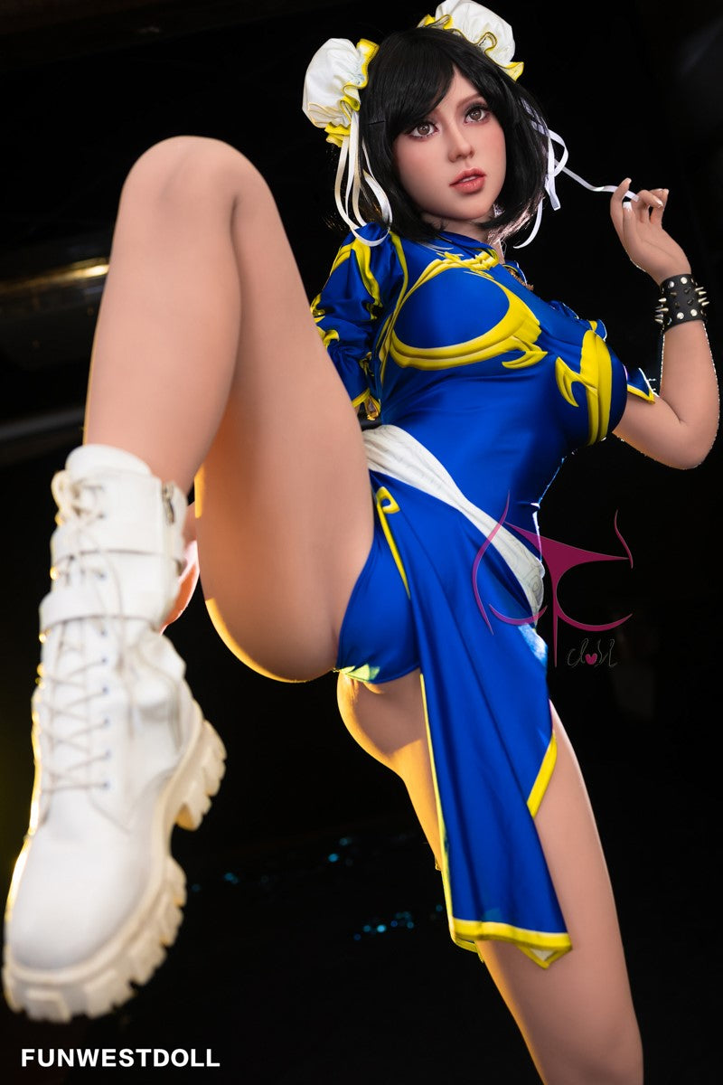 Sekso lėlė Chun Li (FunWest Doll 155 cm F-taurė Nr. 032 TPE)