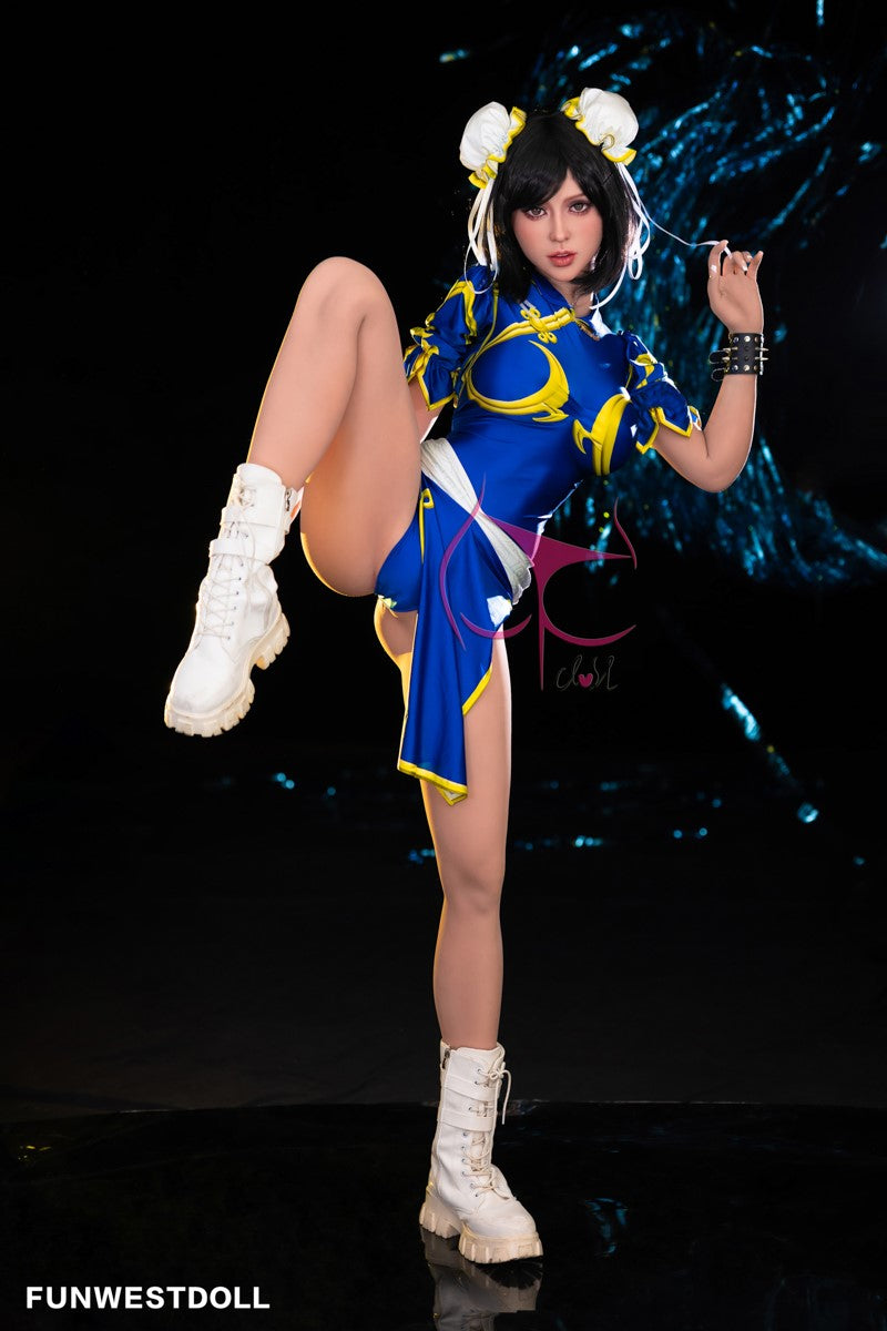 Sekso lėlė Chun Li (FunWest Doll 155 cm F-taurė Nr. 032 TPE)