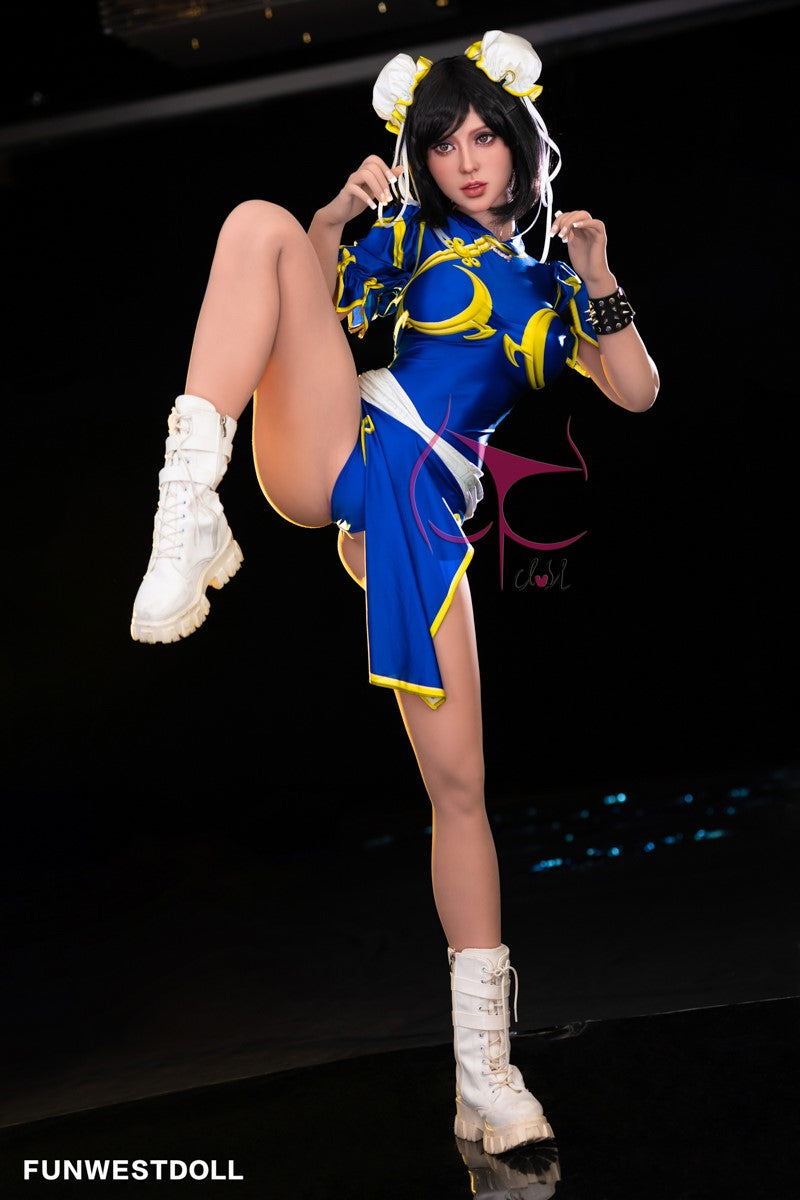 Sekso lėlė Chun Li (FunWest Doll 155 cm F-taurė Nr. 032 TPE)
