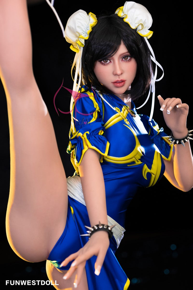 Sekso lėlė Chun Li (FunWest Doll 155 cm F-taurė Nr. 032 TPE)