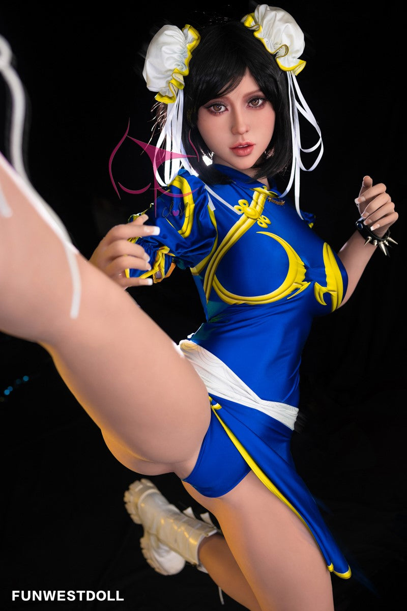 Sekso lėlė Chun Li (FunWest Doll 155 cm F-taurė Nr. 032 TPE)