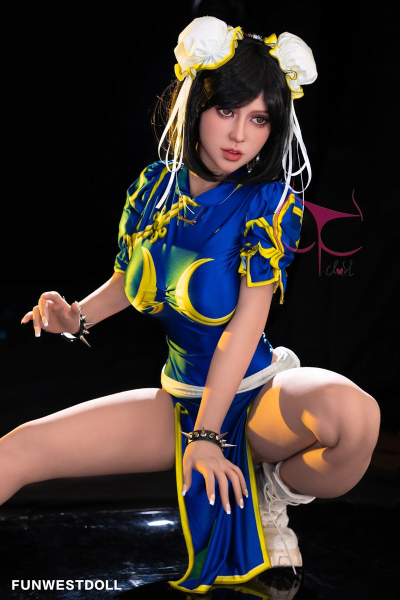 Sekso lėlė Chun Li (FunWest Doll 155 cm F-taurė Nr. 032 TPE)