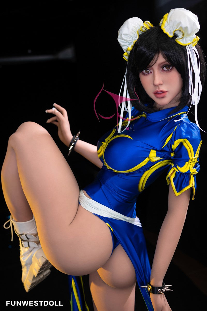 Sekso lėlė Chun Li (FunWest Doll 155 cm F-taurė Nr. 032 TPE)