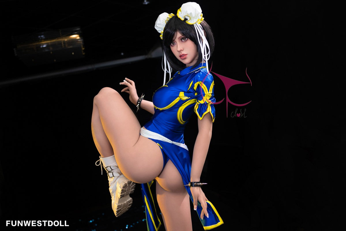 Sekso lėlė Chun Li (FunWest Doll 155 cm F-taurė Nr. 032 TPE)