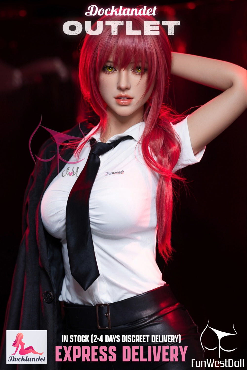 Chloe Sex Doll (FunWest Doll 162 cm F-Cup #035 S-TPE) EXPRESS OUTLET