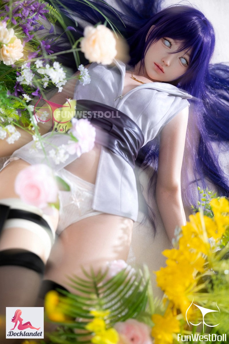 Sekso lėlė Hinata (FunWest Doll 159 cm A-Cup #041S Silicone) Naruto Sex Doll Anime Real Doll Hinata Hyuga