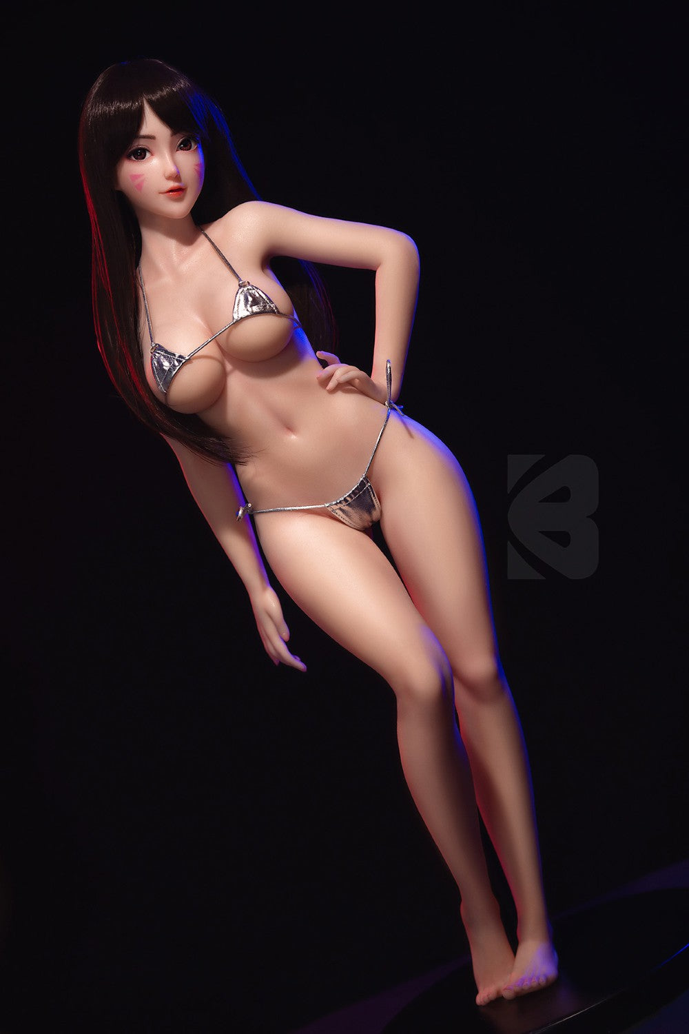 D.Va Sex Doll (BC-Doll 76 cm E-Cup G01B silikonas)