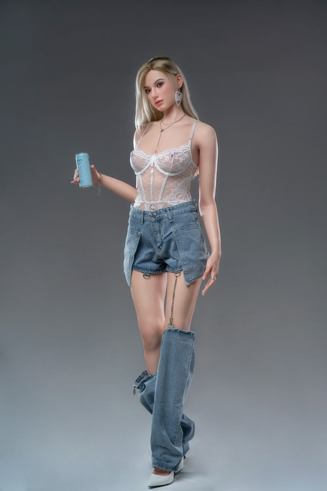 Sekso lėlė Zeina (Zelex 175 cm E-Cup GE111-1 silikonas)