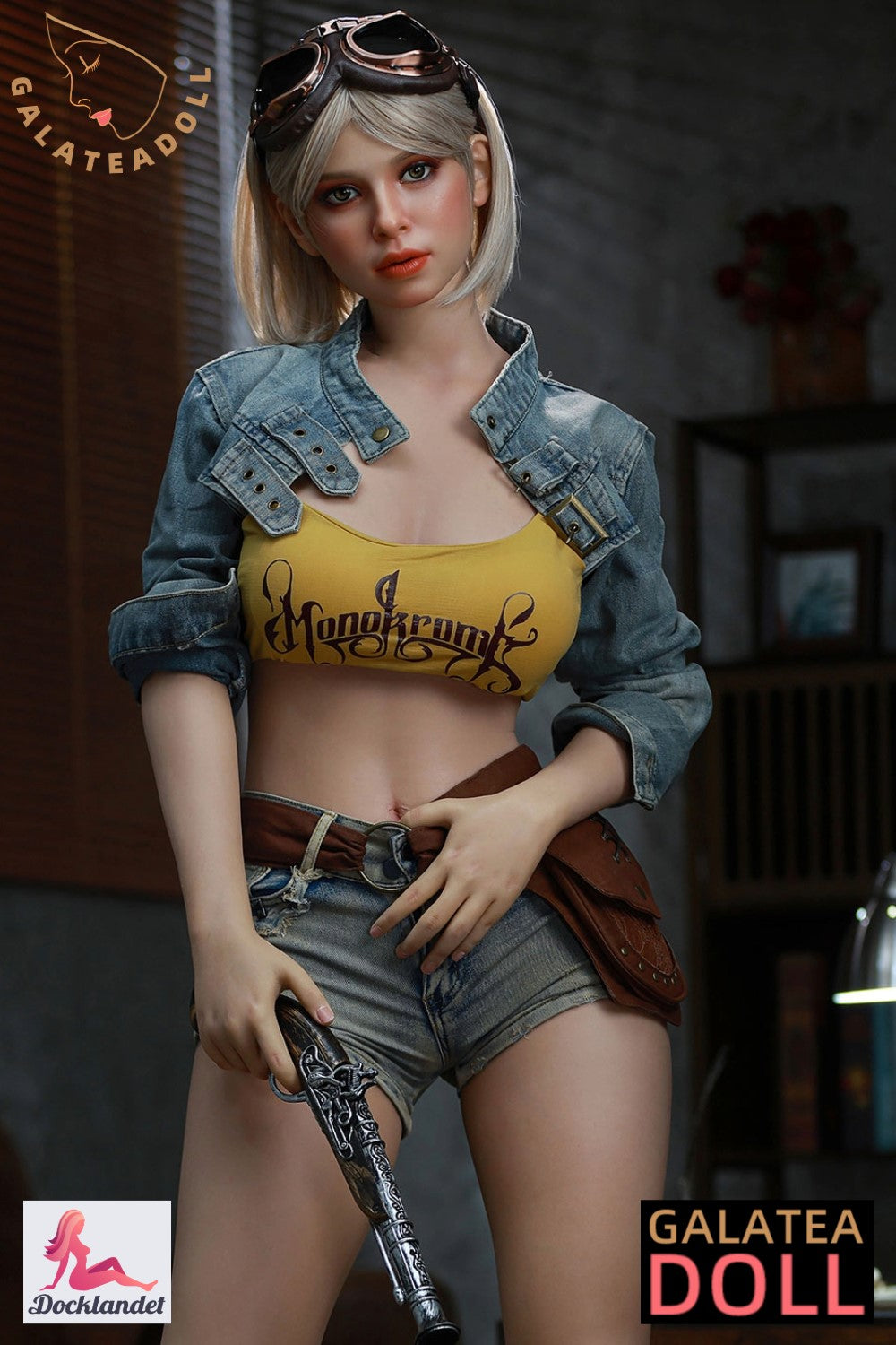 Emma Sex Doll (Galatea Doll 162 cm C puodelis # JS047 silikonas)