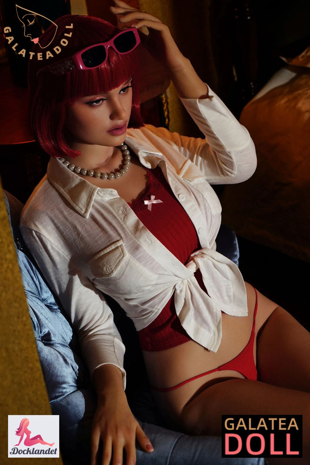 Sekso lėlė Daniela (Galatea Doll 163 cm D puodelis # JS044 silikonas)