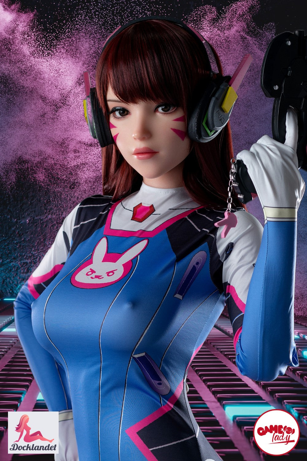 D.Va Hana Song Sex Doll (Game Lady 167cm E-Cup Nr.23 silikonas)