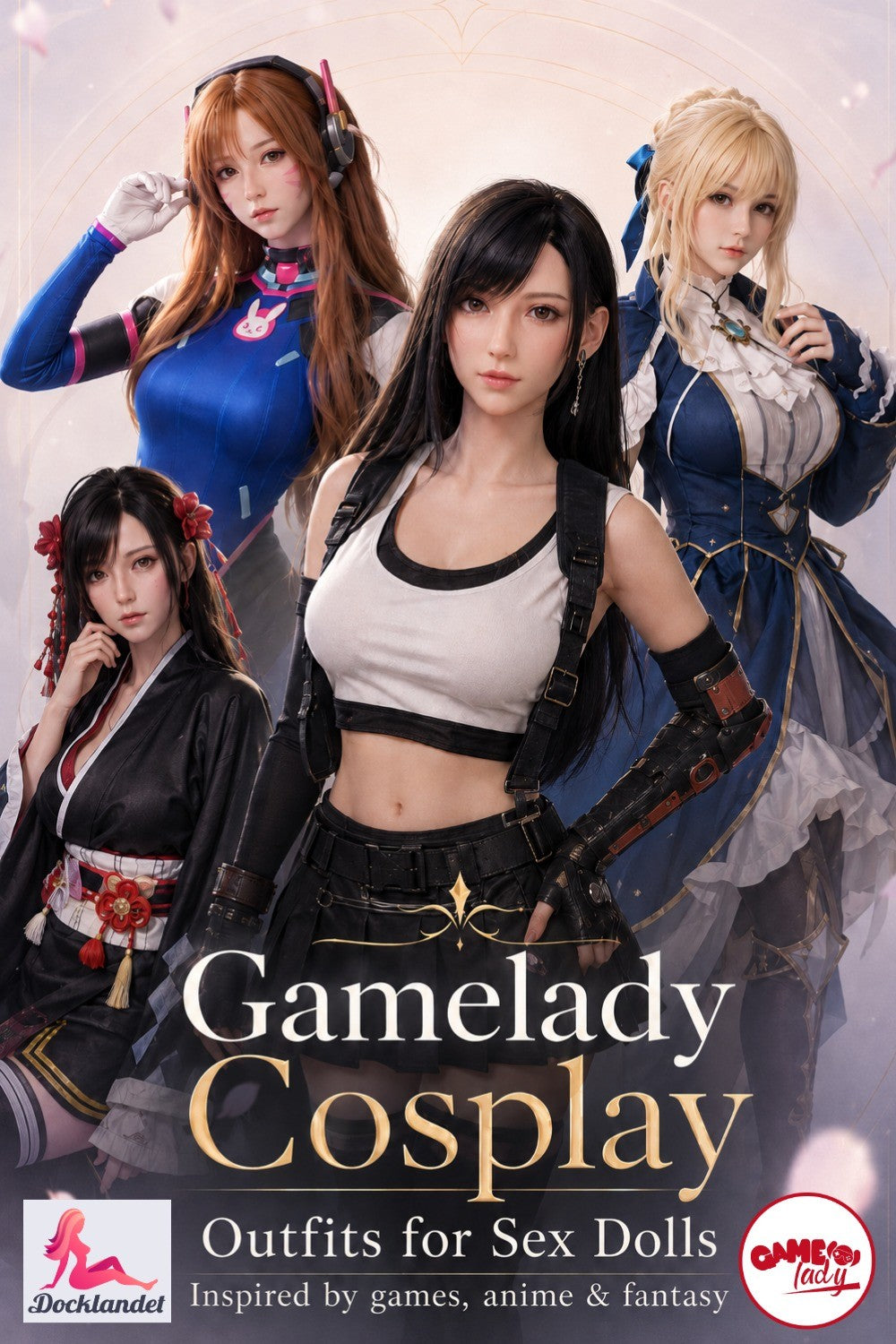 Oficiali Gamelady cosplay apranga. Atraskite Gamelady cosplay aprangą sekso lėlėms. Raskite vaizduotę kupinų kostiumų, vaidmenų žaidimo drabužių ir stilingų aksesuarų, kad pakeistumėte savo lėlės stilių.
