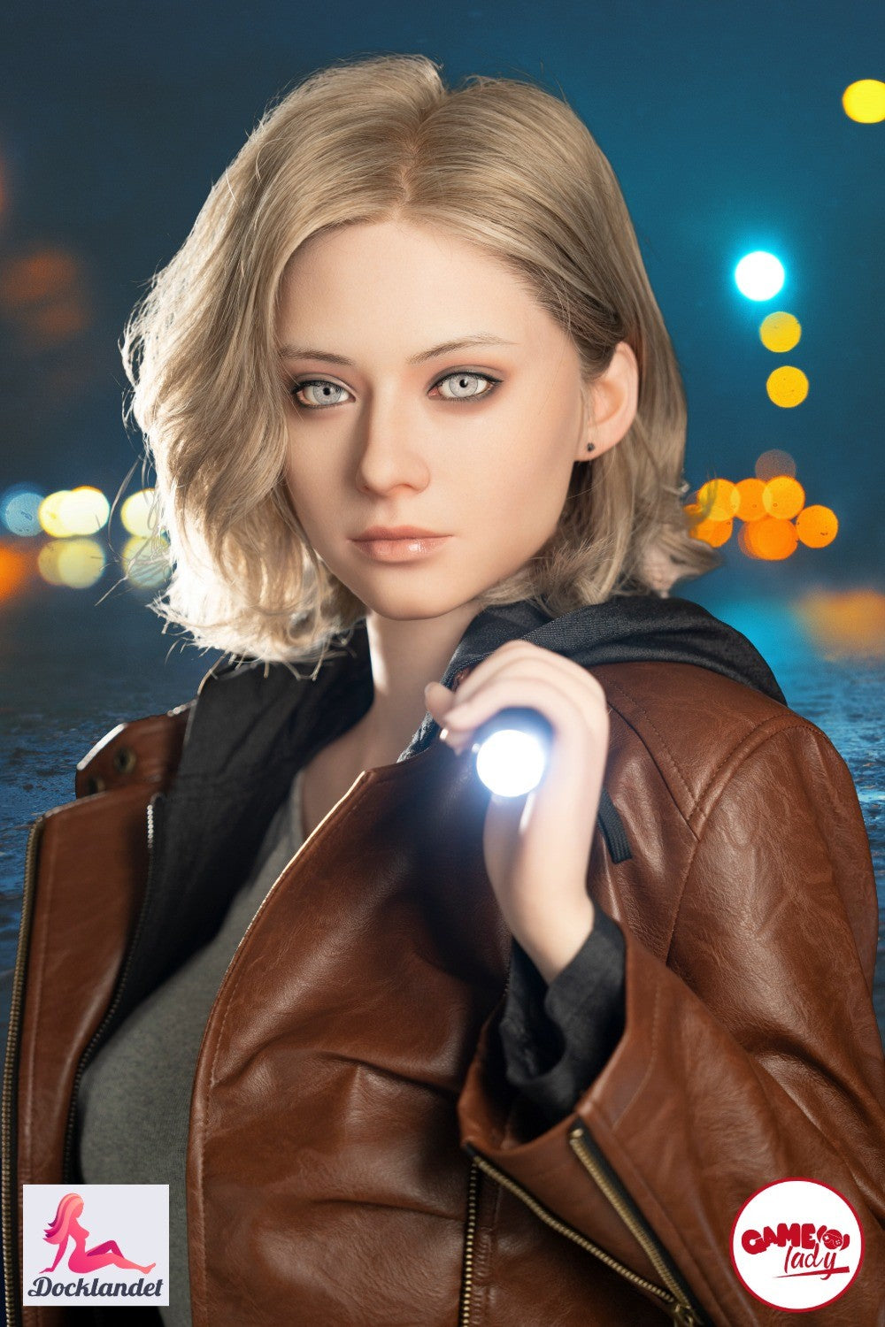 Grace Ashcroft Sekso lėlė (Game Lady 166 cm E-Cup Nr. 44 silikoninė) Resident Evil Cosplay lėlė