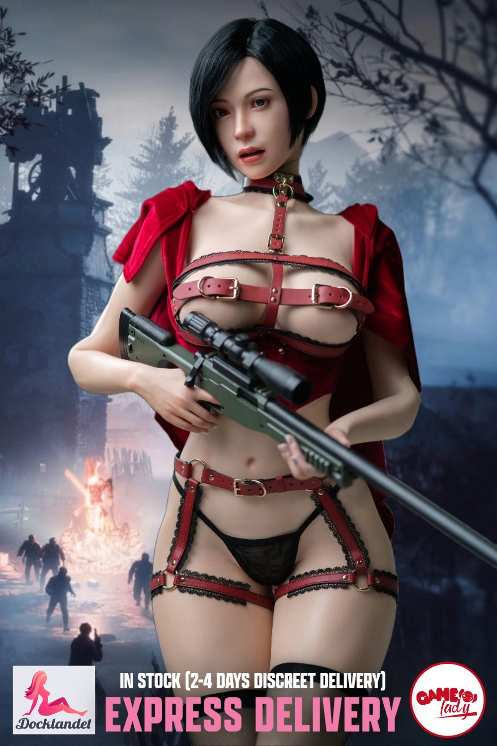 Ada Wong Sex Doll (Game Lady 171 cm G-Cup Nr. 21 silikonas) EXPRESS