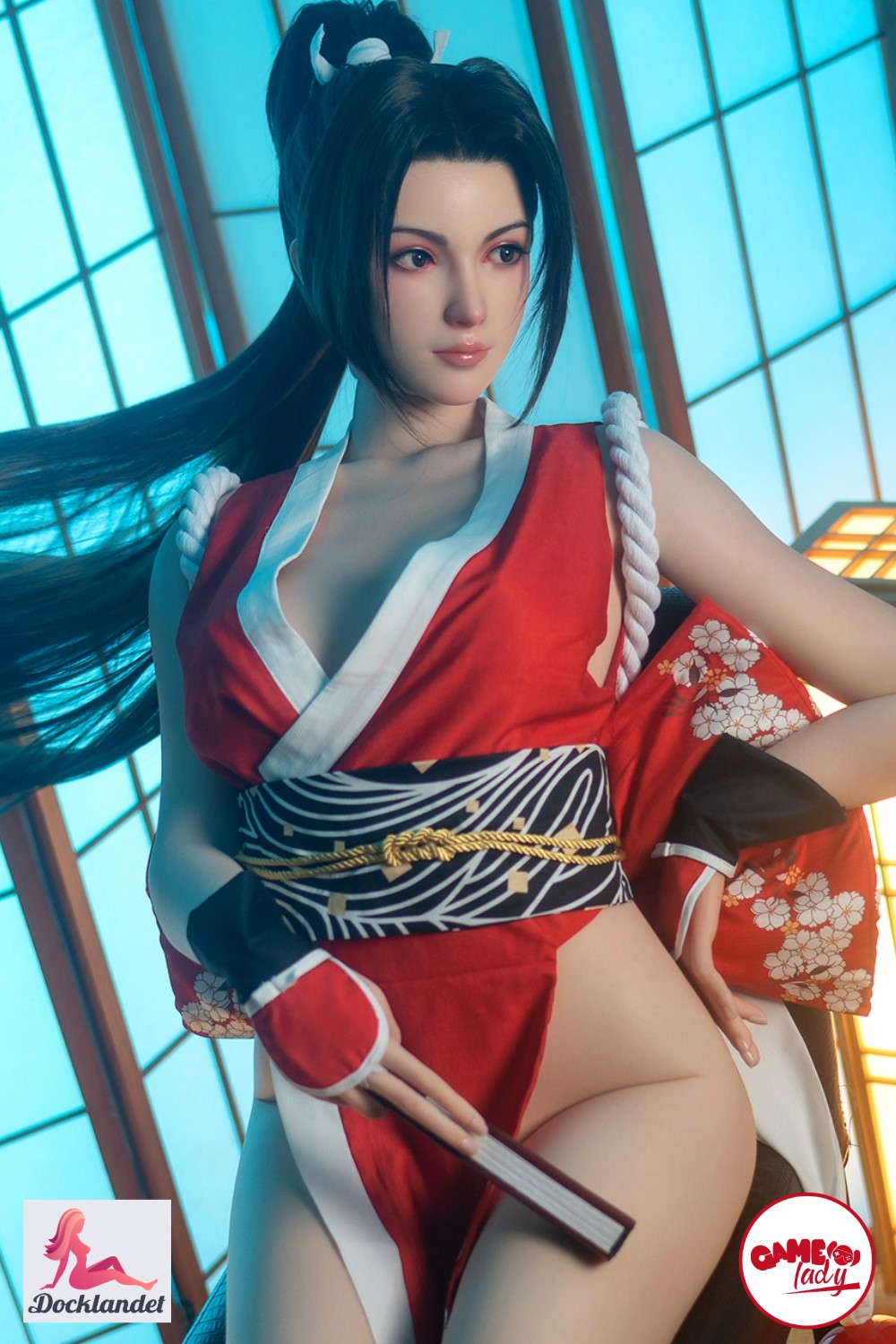 Mai „Shiranui Sex Doll“ („Game Lady“ 168 cm E-Cup Nr. 28-1 silikonas)