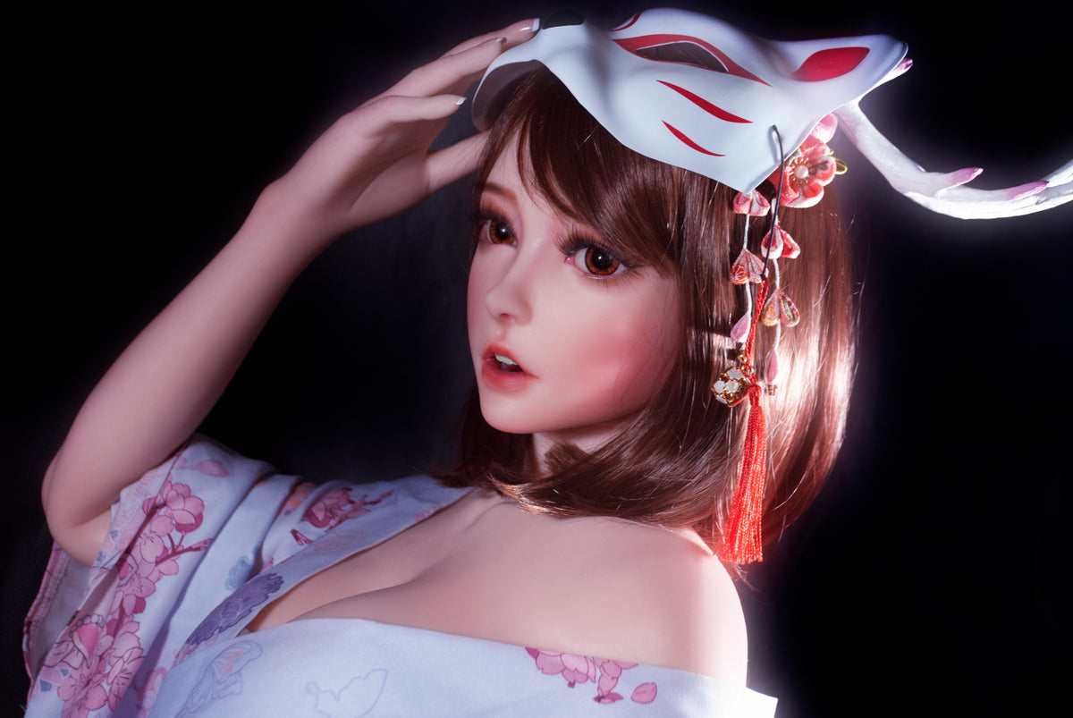 Akimoto Mizuki sekso lėlė (Elsa Babe 150 cm HB021 silikonas)