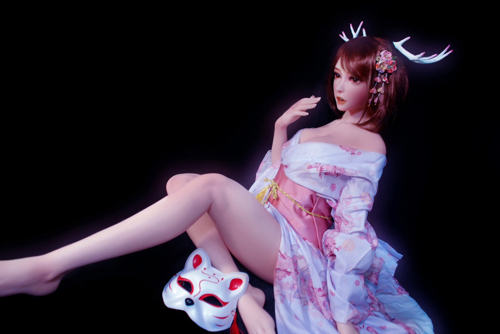Akimoto Mizuki sekso lėlė (Elsa Babe 150 cm HB021 silikonas)