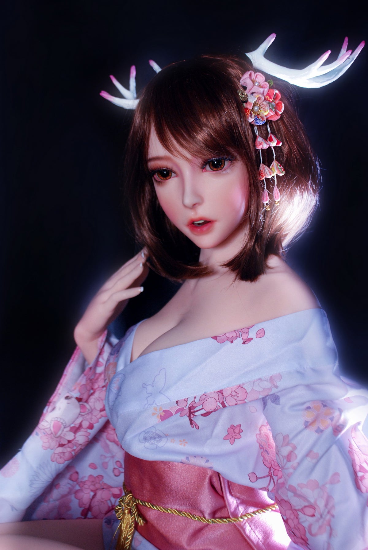 Akimoto Mizuki sekso lėlė (Elsa Babe 150 cm HB021 silikonas)