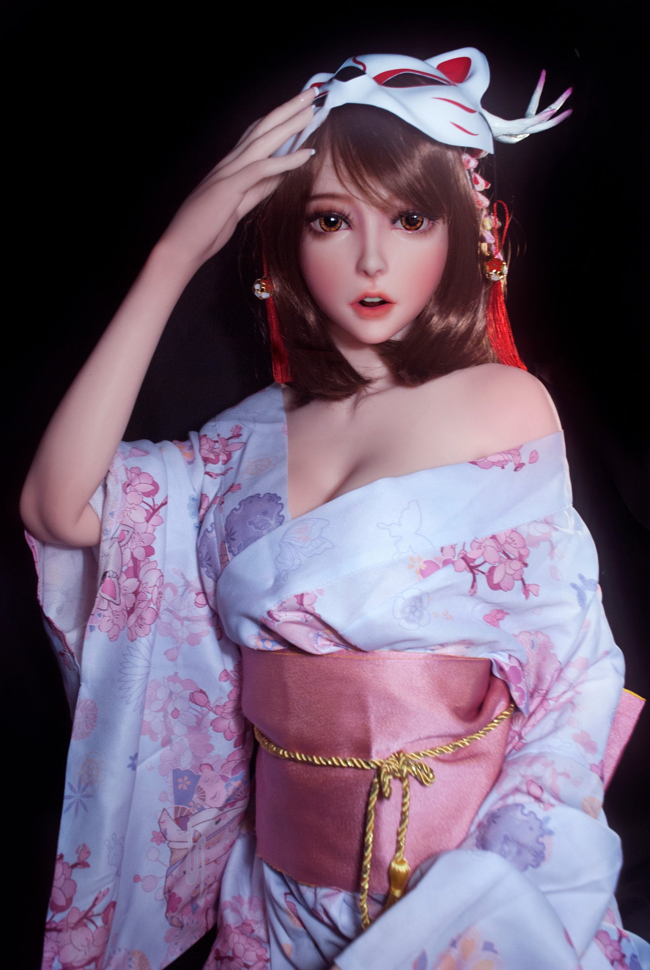 Akimoto Mizuki sekso lėlė (Elsa Babe 150 cm HB021 silikonas)