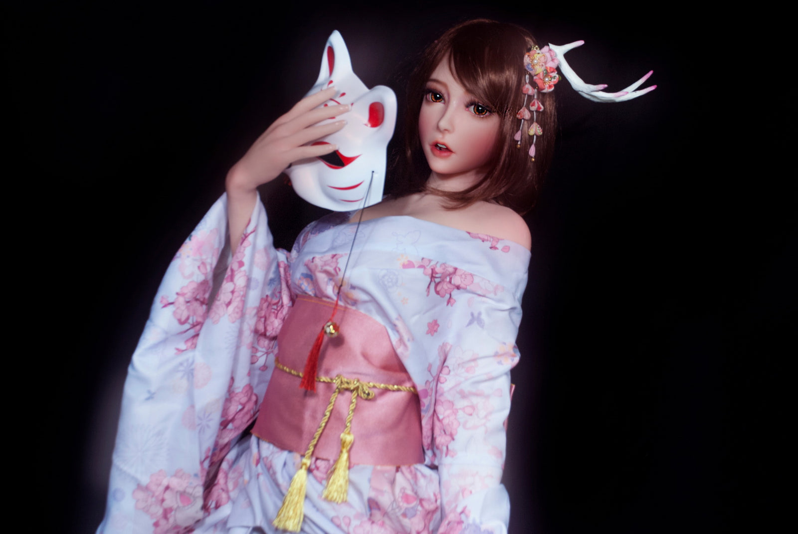 Akimoto Mizuki sekso lėlė (Elsa Babe 150 cm HB021 silikonas)
