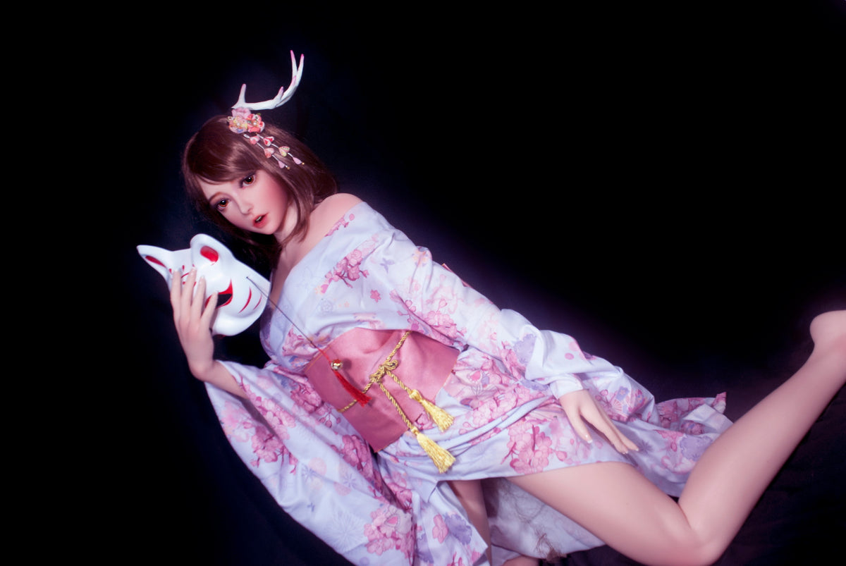 Akimoto Mizuki sekso lėlė (Elsa Babe 150 cm HB021 silikonas)