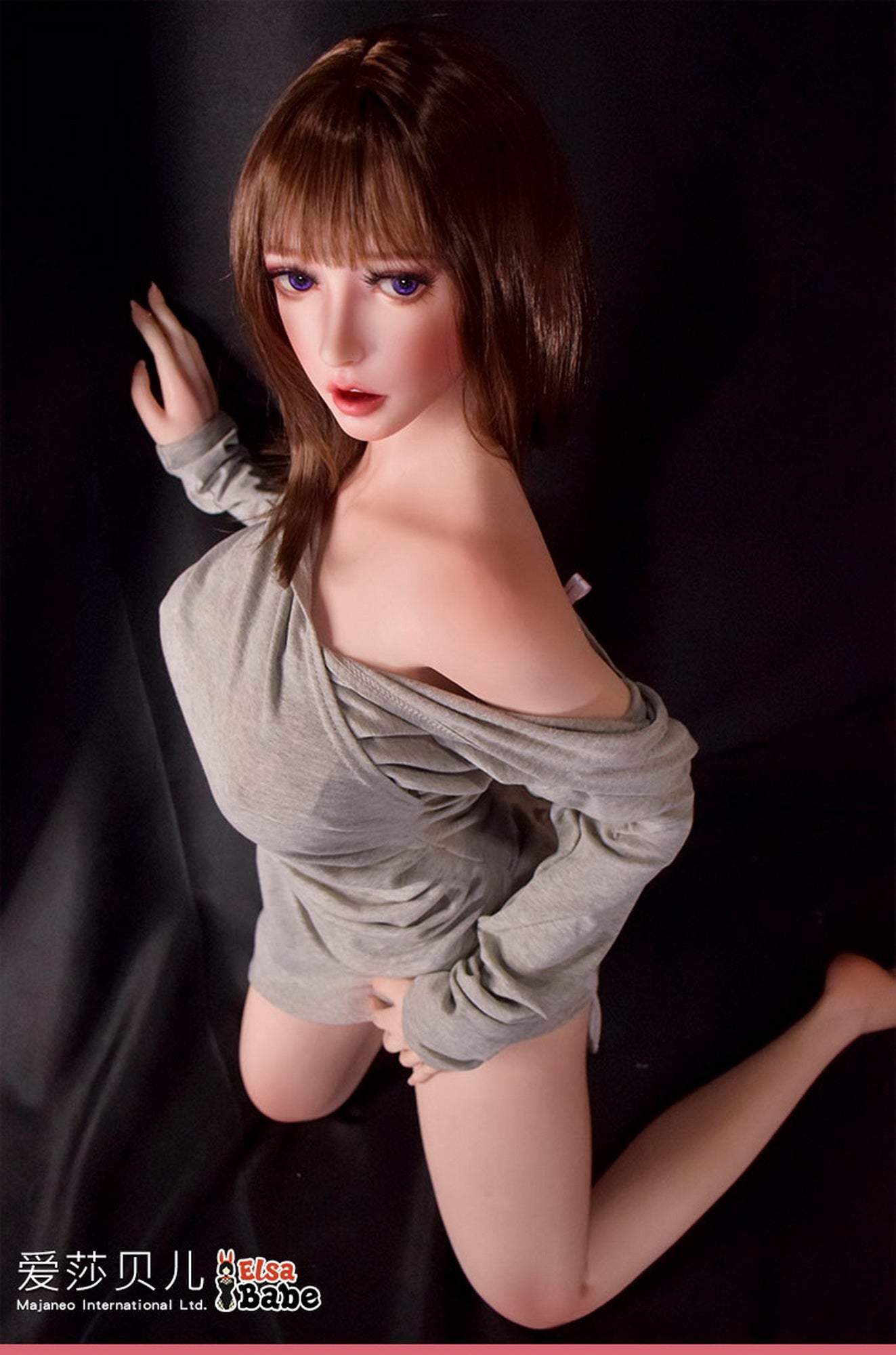 Fujii Yui sekso lėlė (Elsa Babe 150 cm HB034 silikonas)