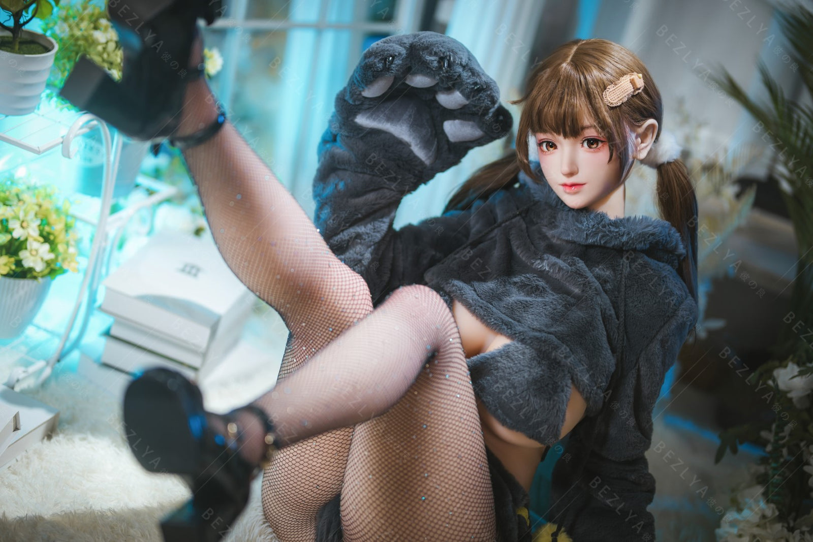 Sekso lėlė Paeonia (Bezlya Doll 155 cm F puodelis 2.0 TPE + silikonas)