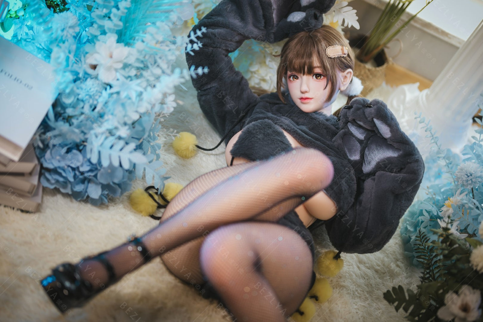 Sekso lėlė Paeonia (Bezlya Doll 155 cm F puodelis 2.0 TPE + silikonas)