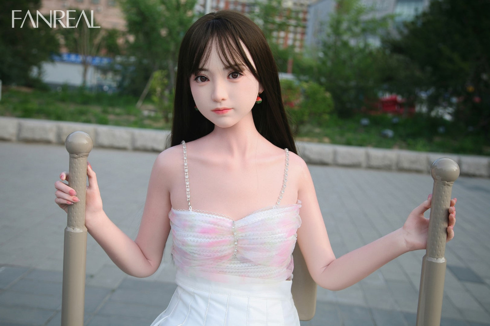 Mo Sex Doll (FanReal Doll 153 cm B puodelis, silikonas)