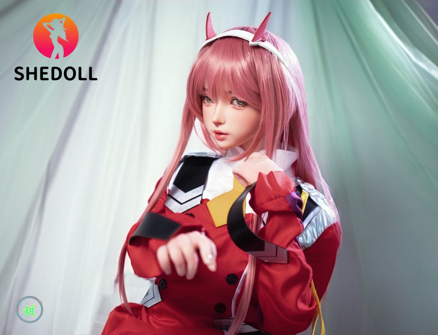 Zero Two Sex Doll (SHEDOLL 152 cm A-puodelis #SH186 2.0 TPE + silikonas)