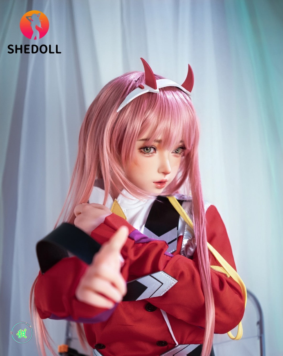 Zero Two Sex Doll (SHEDOLL 152 cm A-puodelis #SH186 2.0 TPE + silikonas)