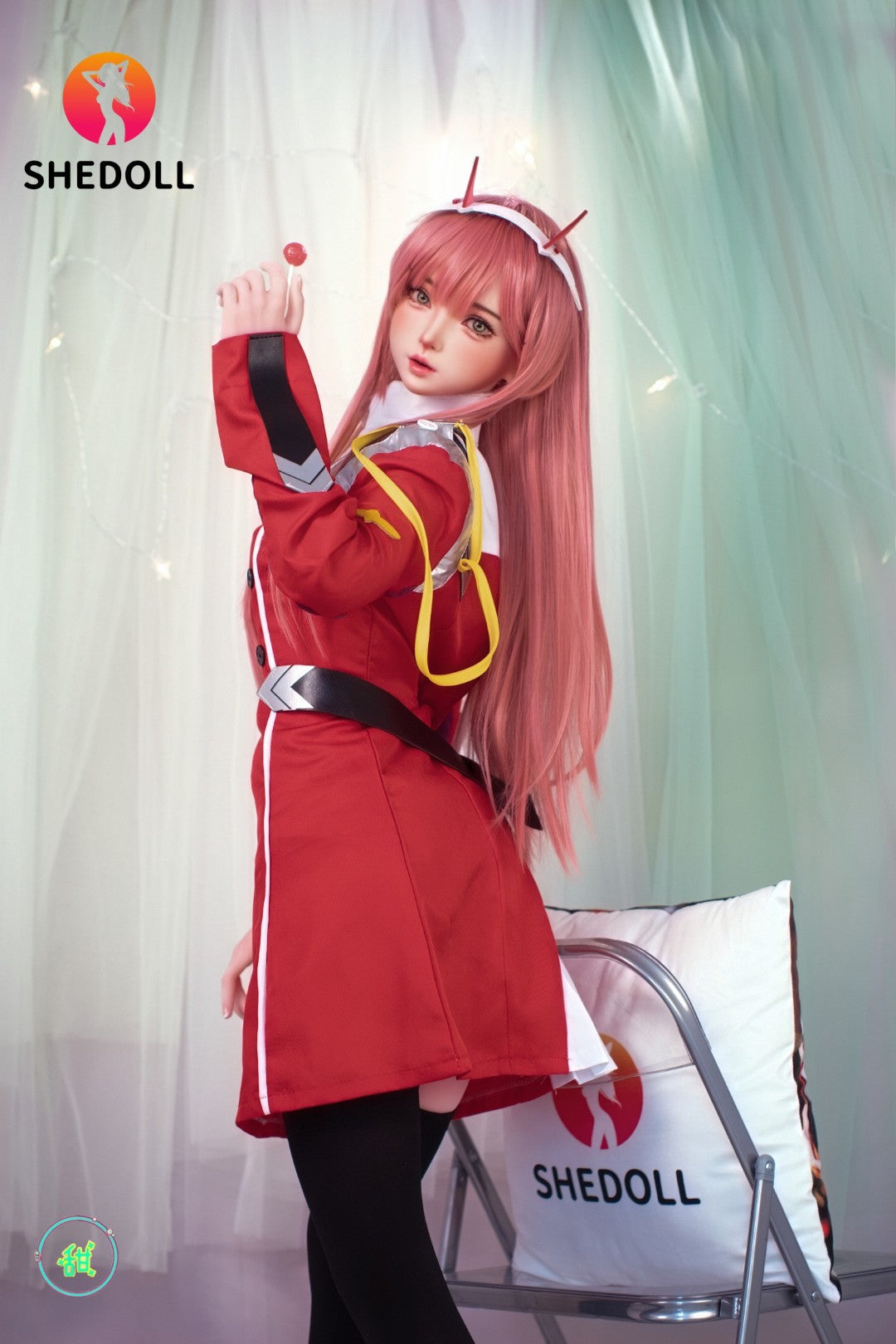 Zero Two Sex Doll (SHEDOLL 152 cm A-puodelis #SH186 2.0 TPE + silikonas)