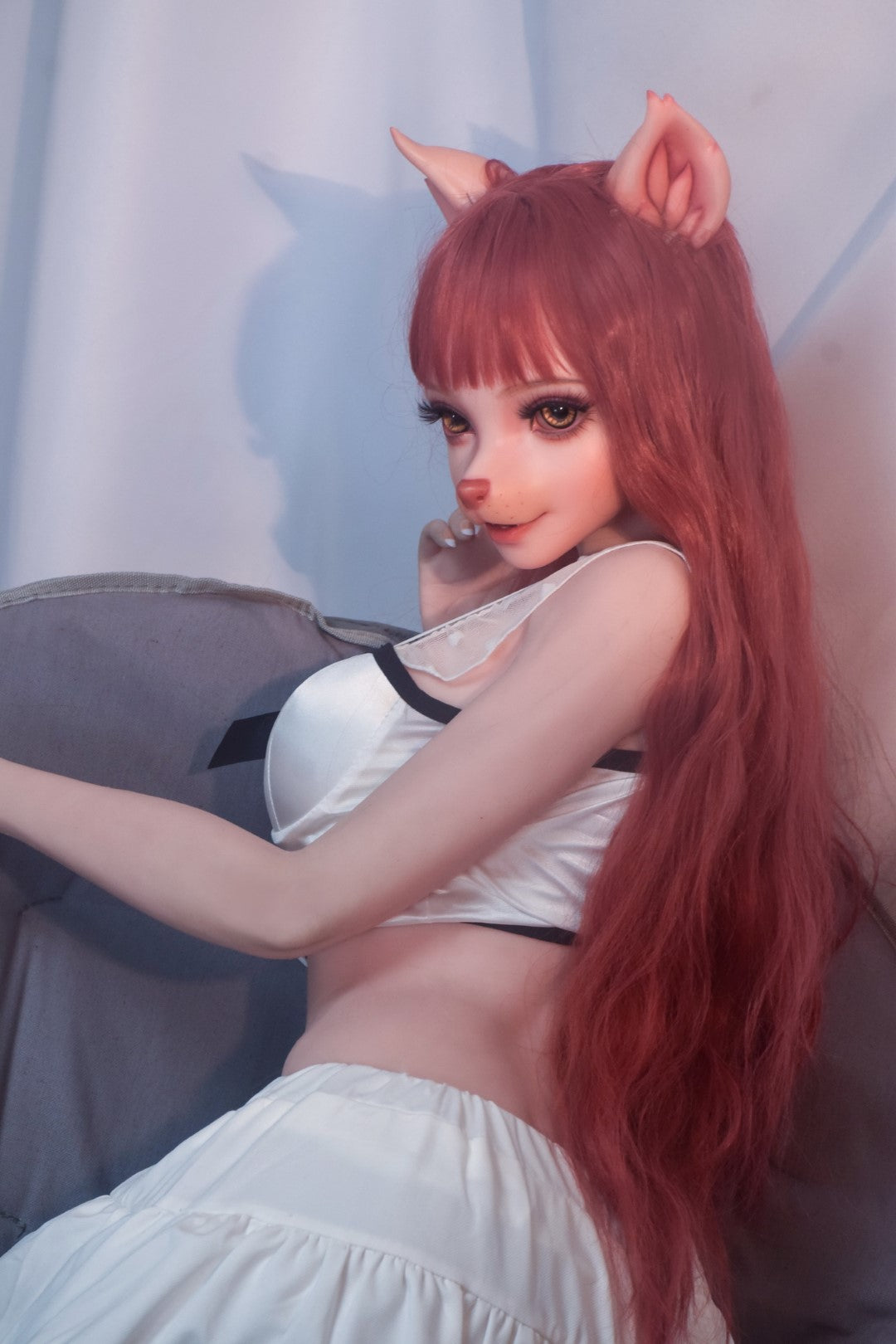 Inujima Haruko sekso lėlė (Elsa Babe 150 cm ZHB003 silikonas)