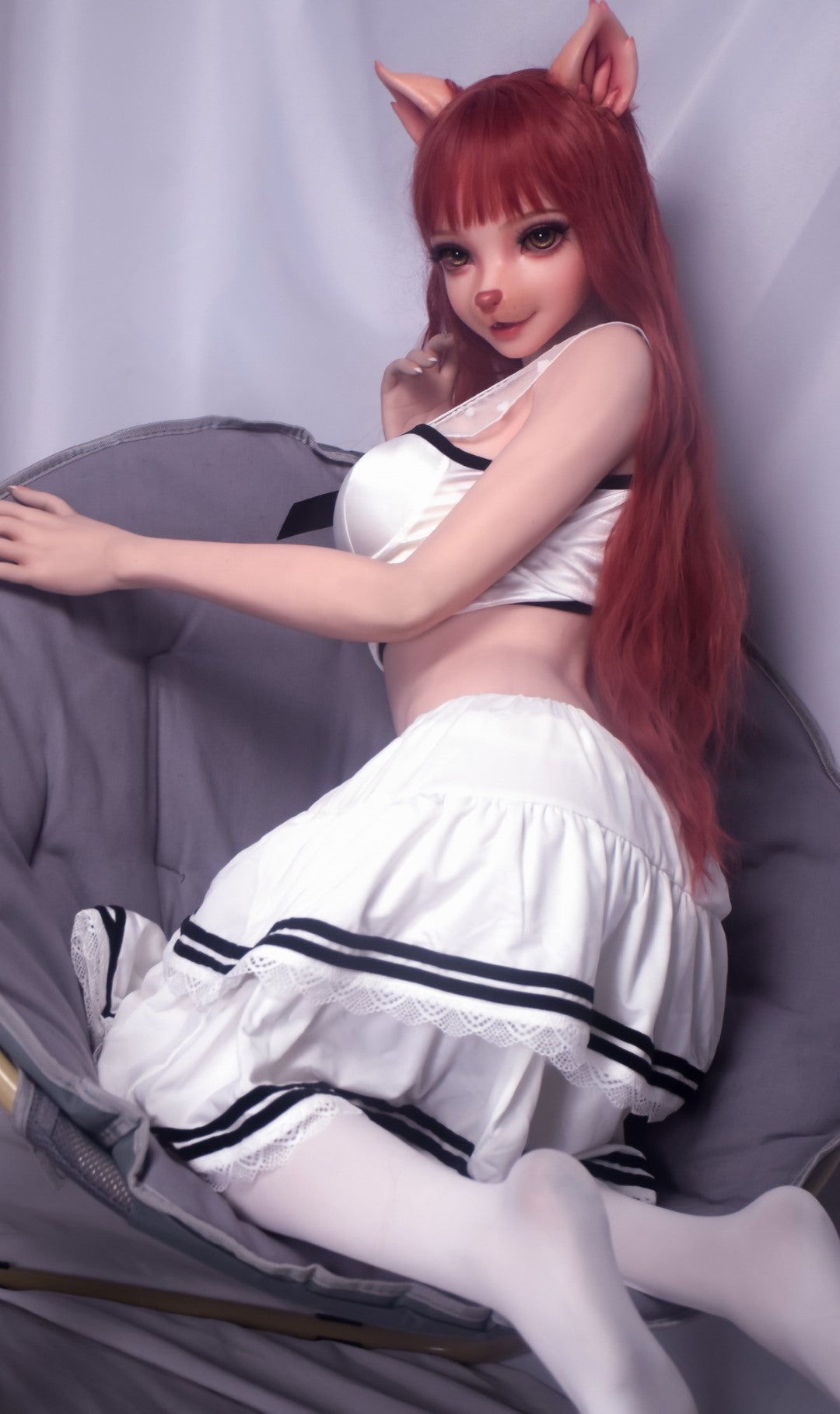 Inujima Haruko sekso lėlė (Elsa Babe 150 cm ZHB003 silikonas)